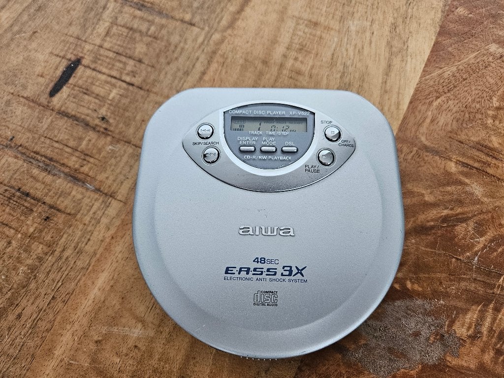 Aiwa discman ( met antishock ), Audio, Tv en Foto, Ophalen of Verzenden, Discman