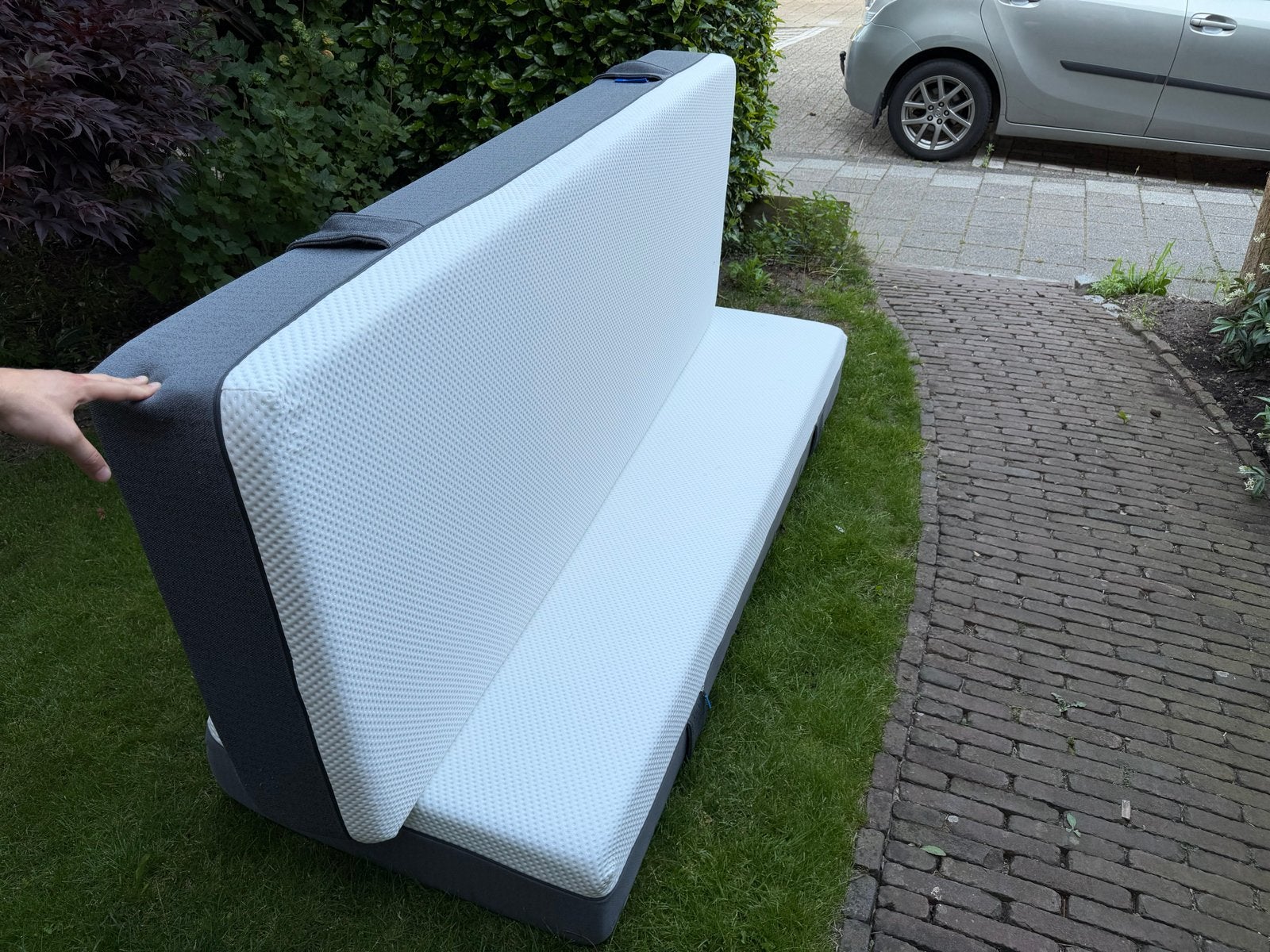 Emma matras 210x80x24 - Comfortabel en ondersteunend, Ophalen, Gebruikt, Eenpersoons, 210 cm