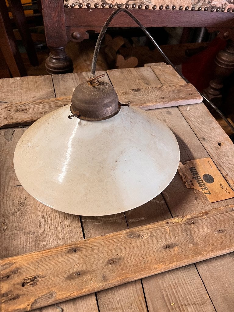 Vintage hanglampen, Ophalen, Gebruikt, Glas, E27 (groot)