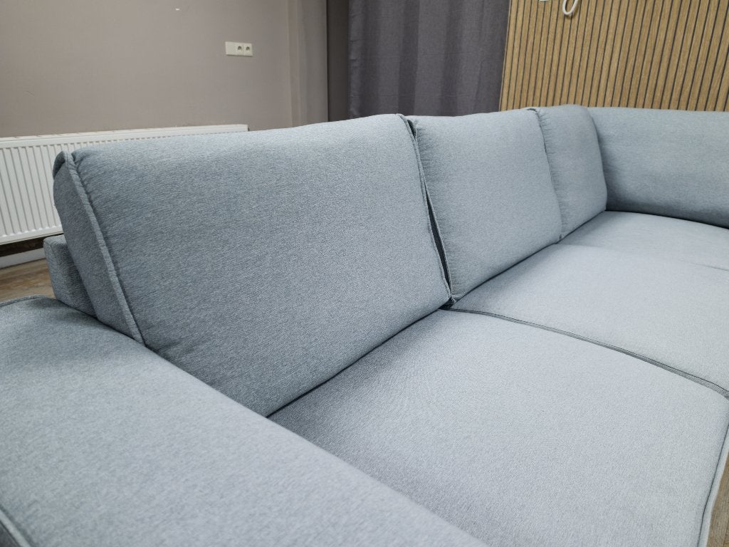 ZEER MOOI Groot Grijs U Bankstel !!! - TOPSTAAT !!!!, Info@banxtel.nl, 3194DC, U Bankstel, Overige maten