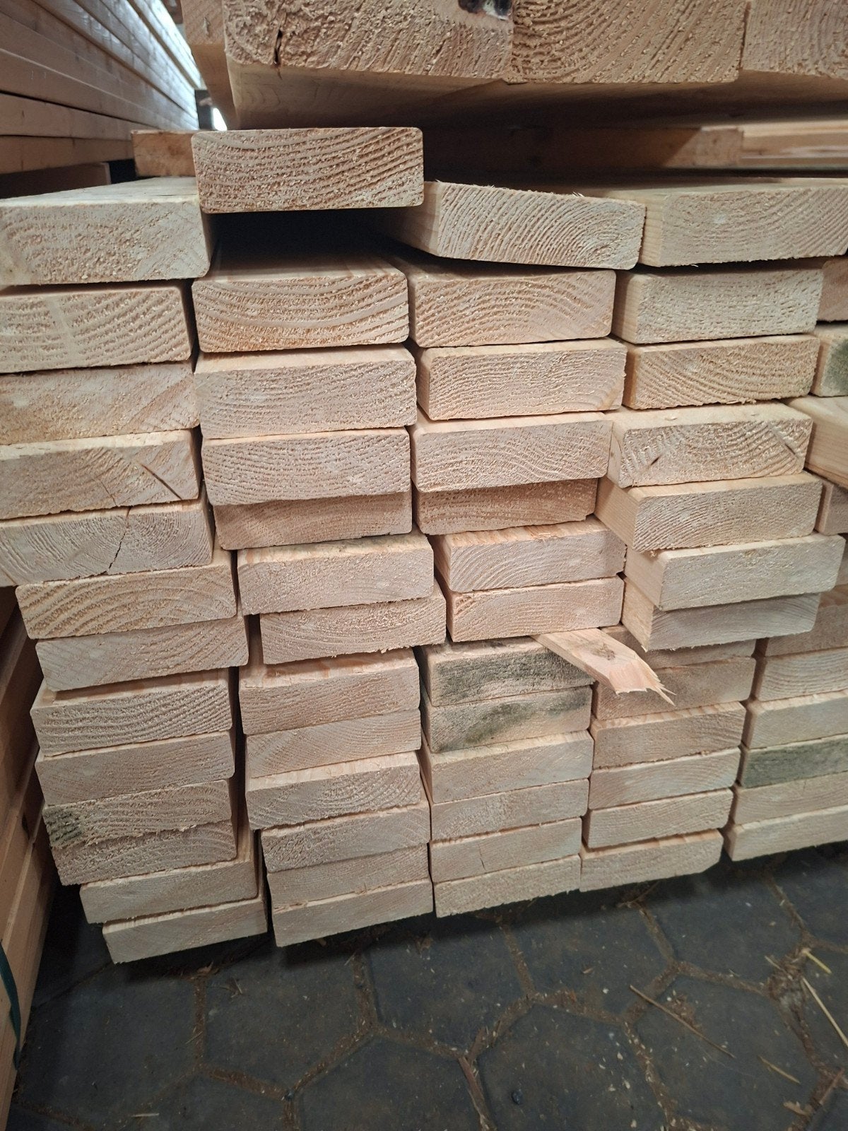 Vuren CLS balken 38x120mm, 4.8m lang - 117 stuks, Gebruikt, 25 tot 50 mm, Ophalen of Verzenden, 300 cm of meer