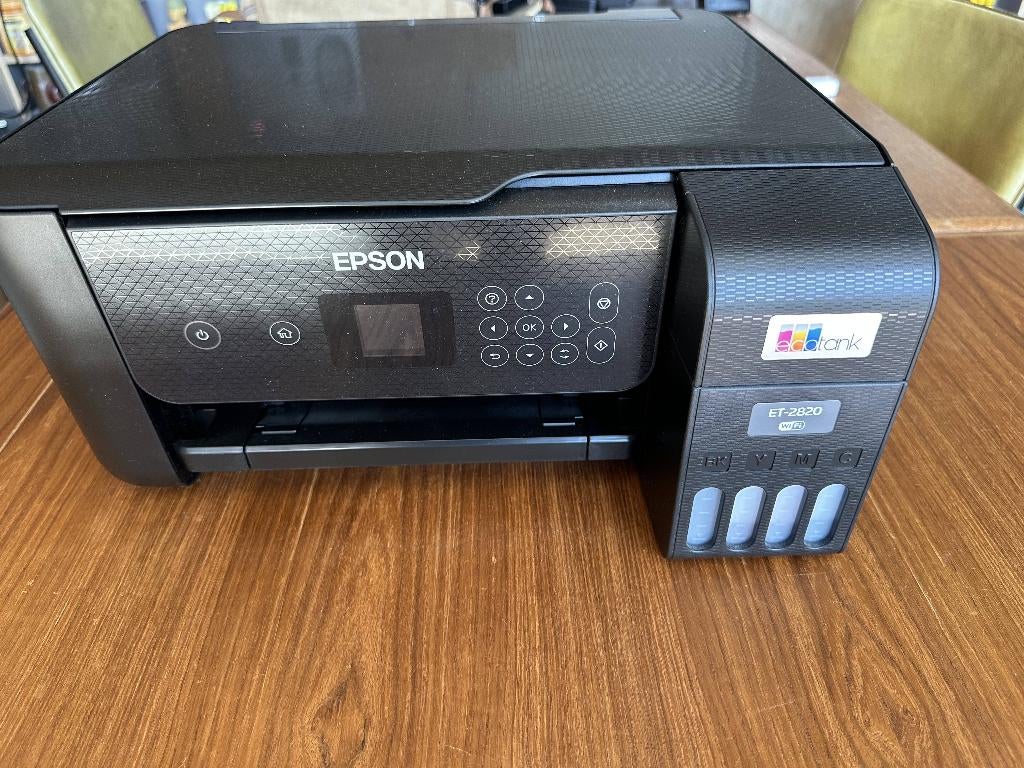 Epson Ecotank ET-2820, Computers en Software, Printers, Zo goed als nieuw, All-in-one, Inkjetprinter, Kleur printen, Kopieren