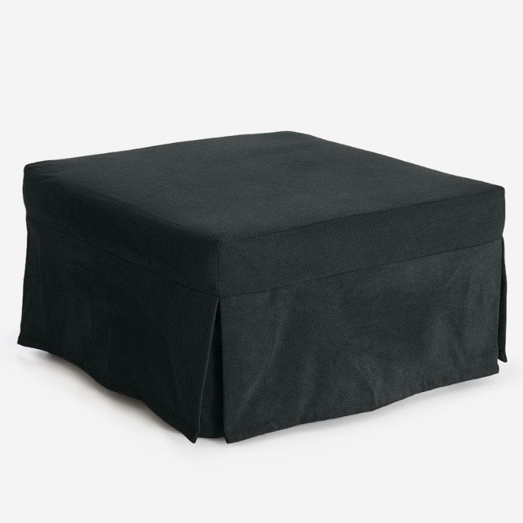 Uitklapbare poef tot logeerbed - Ideaal voor gasten, Ophalen, Eenpersoons, Zo goed als nieuw, 80 cm
