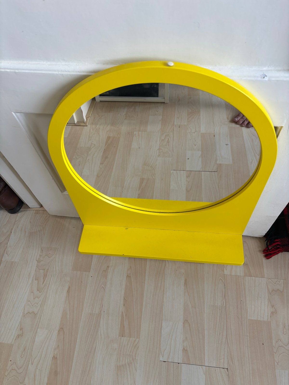 Ikea spiegel geel, Huis en Inrichting, Ophalen of Verzenden, Overige vormen, Minder dan 50 cm, Minder dan 100 cm