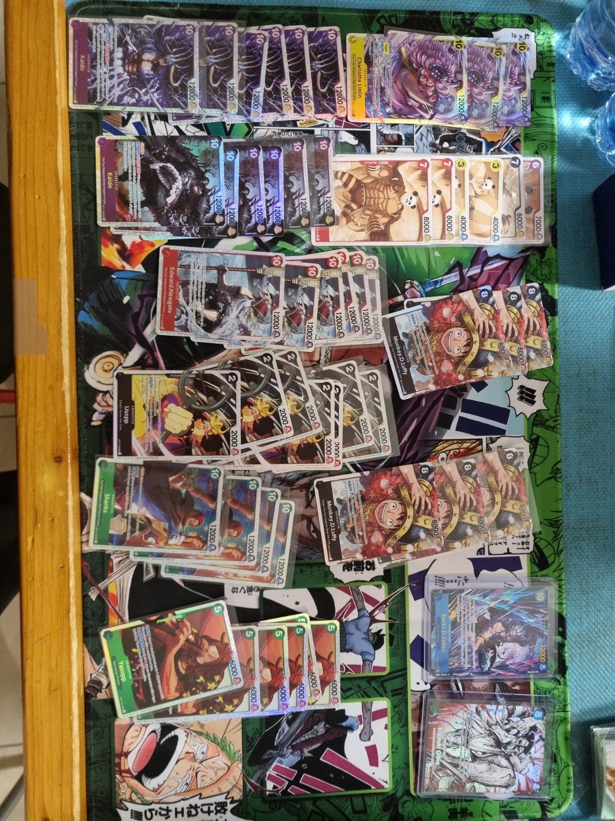 One Piece Kaarten Collectie - Diverse Rarity's, Ophalen of Verzenden, Gebruikt, Meerdere kaarten, Foil
