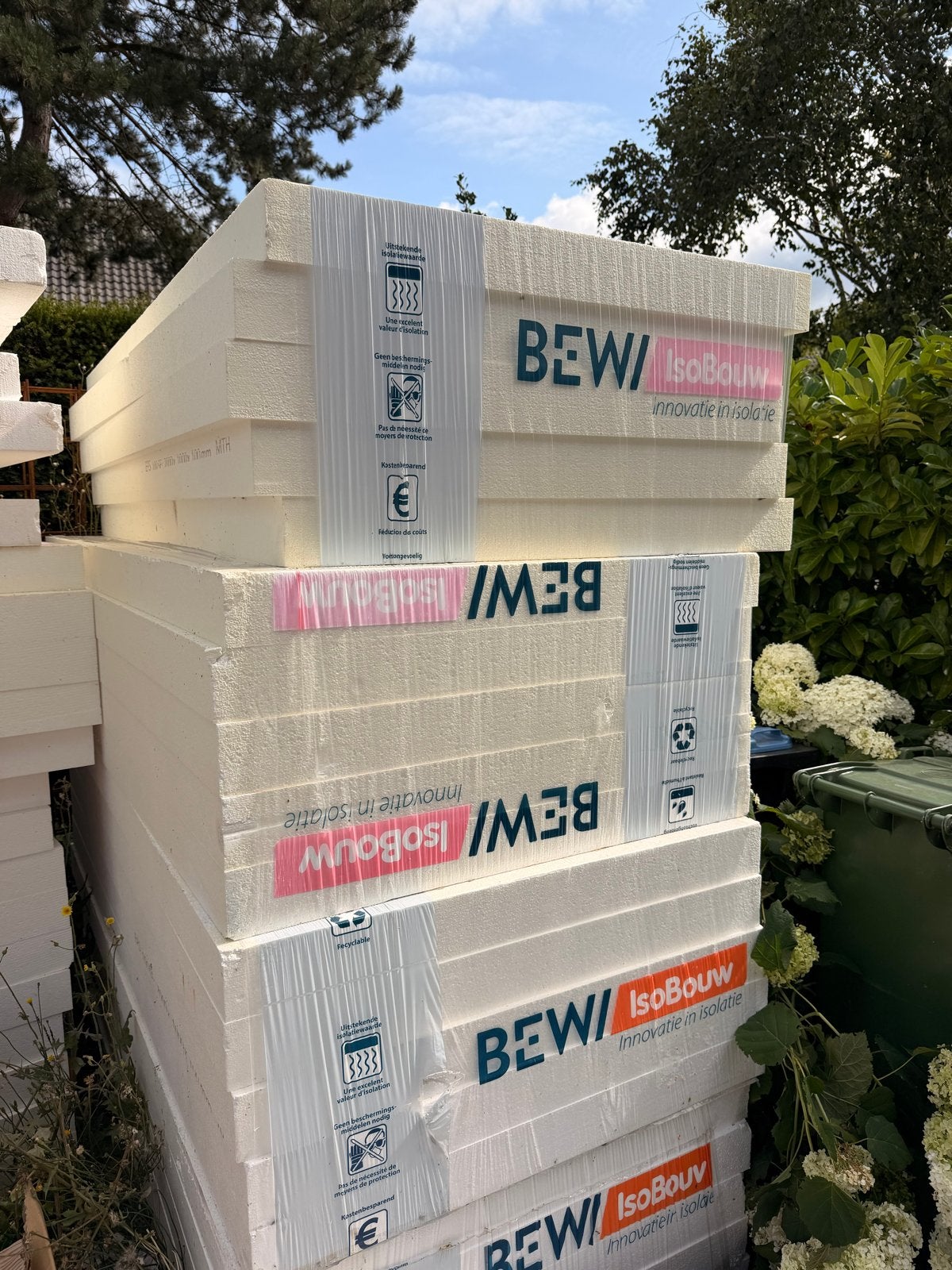 Isobouw EPS isolatieplaten 2000X1000 - 100mm - 82m2 totaal, Doe-het-zelf en Verbouw, Isolatie en Afdichting, Ophalen, Nieuw, 15 m² of meer
