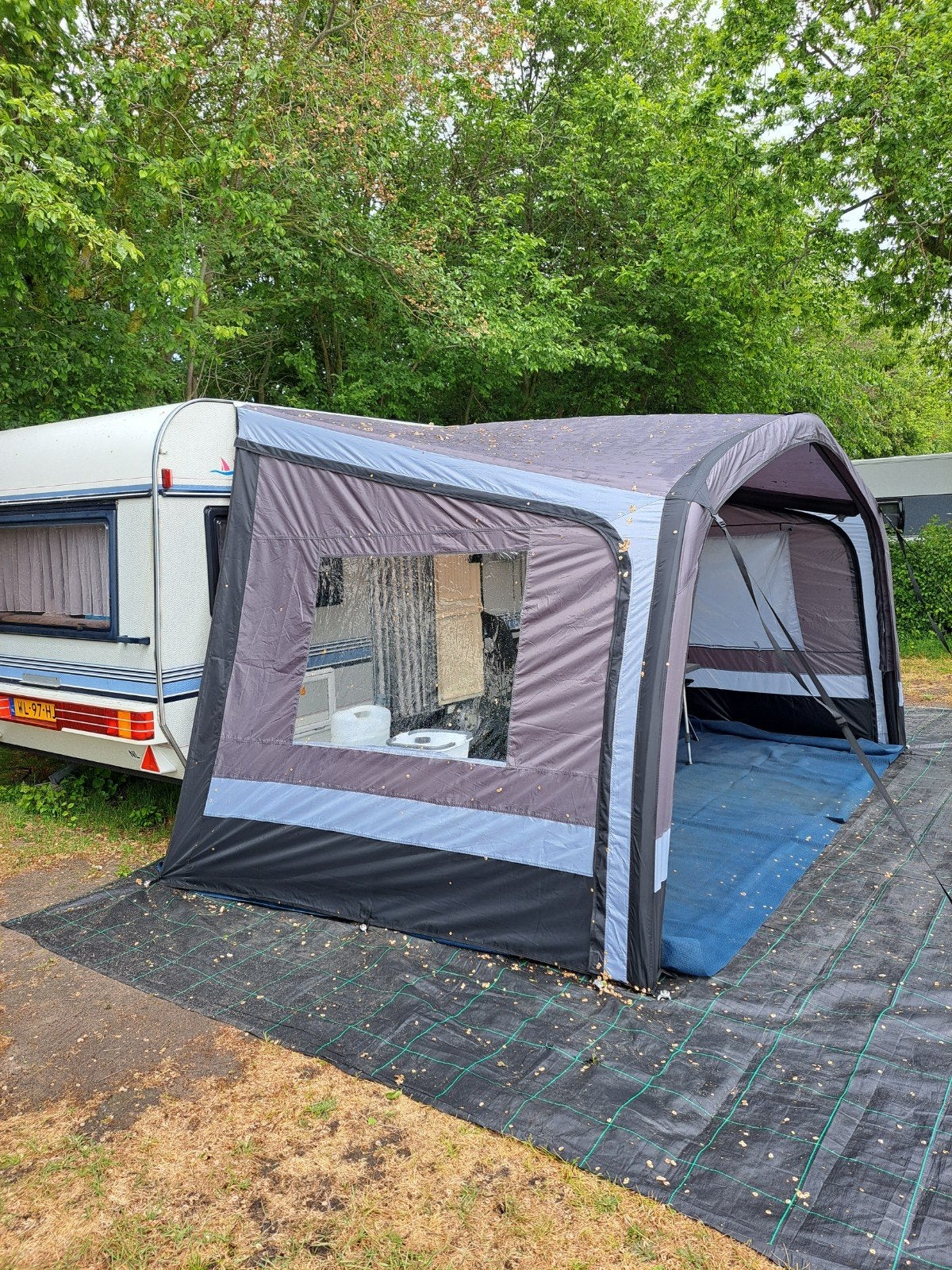 Obelink 390 easy air sunroof, Ophalen, Zo goed als nieuw, Tot en met 4