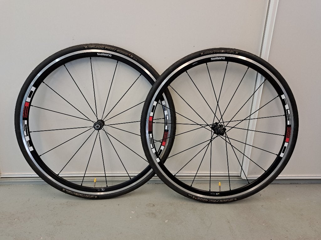 Wielset Shimano RS30 + Conti banden, Nieuw, Aluminium, Shimano, Racefiets