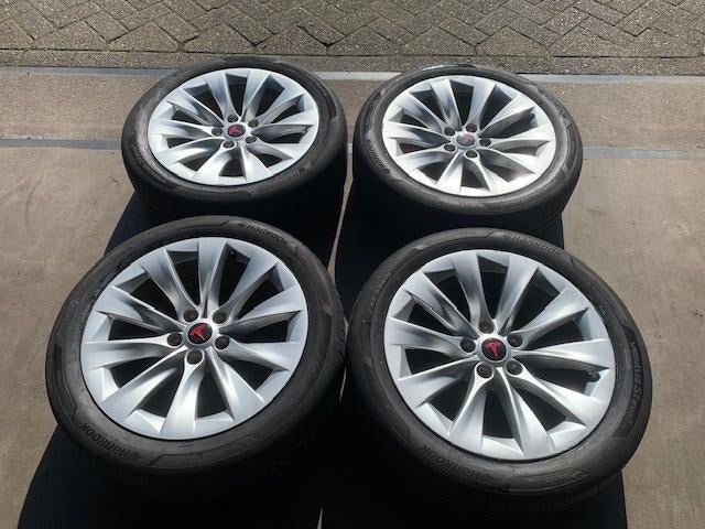 TESLA MODEL S SLIPSTREAM VELGEN + BANDEN 245 45 R19 + TPMS, 19 inch, ., Banden en Velgen, Ophalen of Verzenden
