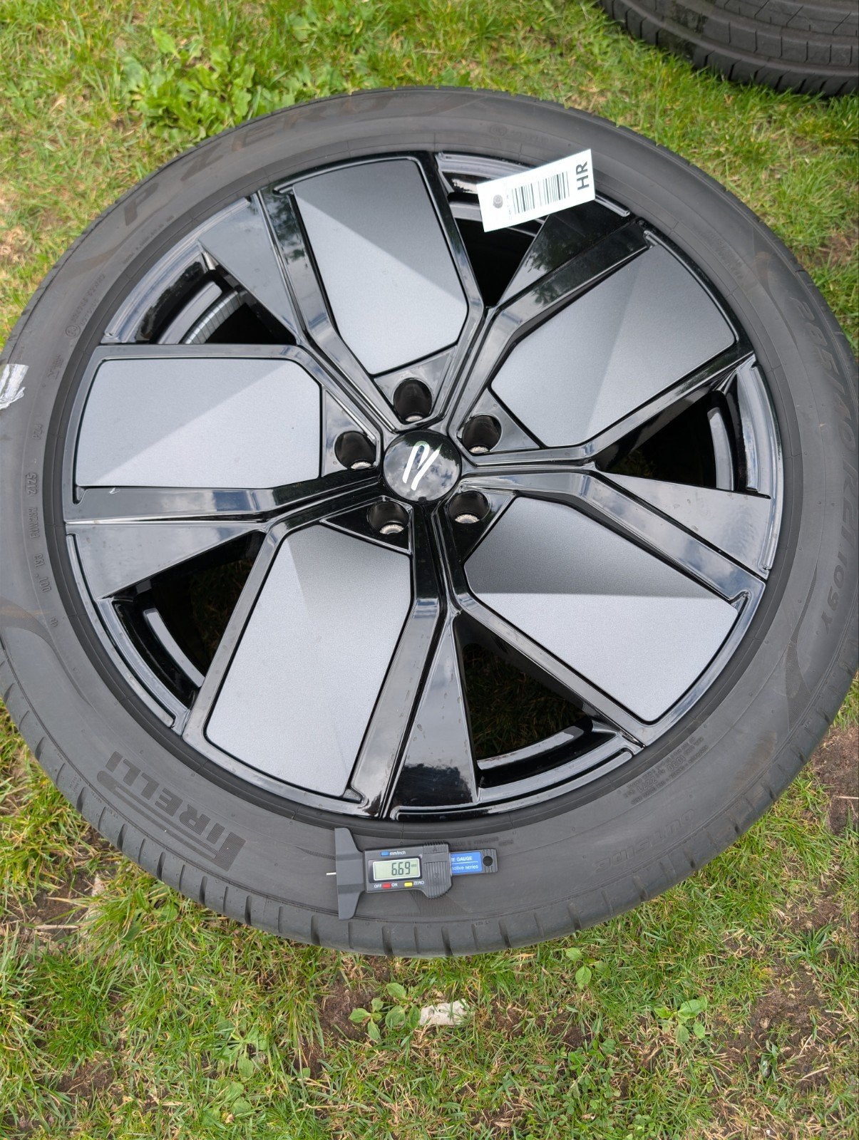 Zgan zwarte set VW Touareg 21inch Leeds velgen met zomerband, Ophalen, Gebruikt, 285 mm, Banden en Velgen