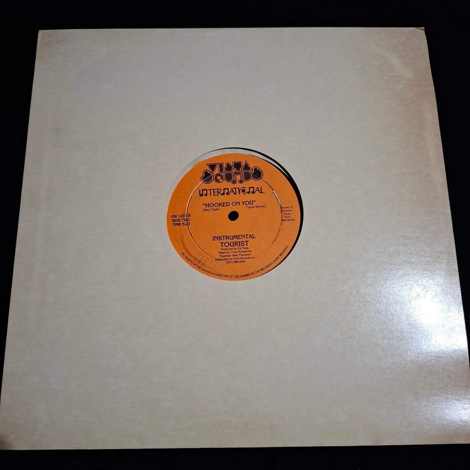 Tourist - Hooked on You (1983) 12" Maxi Single LP, Ophalen of Verzenden, Zo goed als nieuw, 12 inch, LP