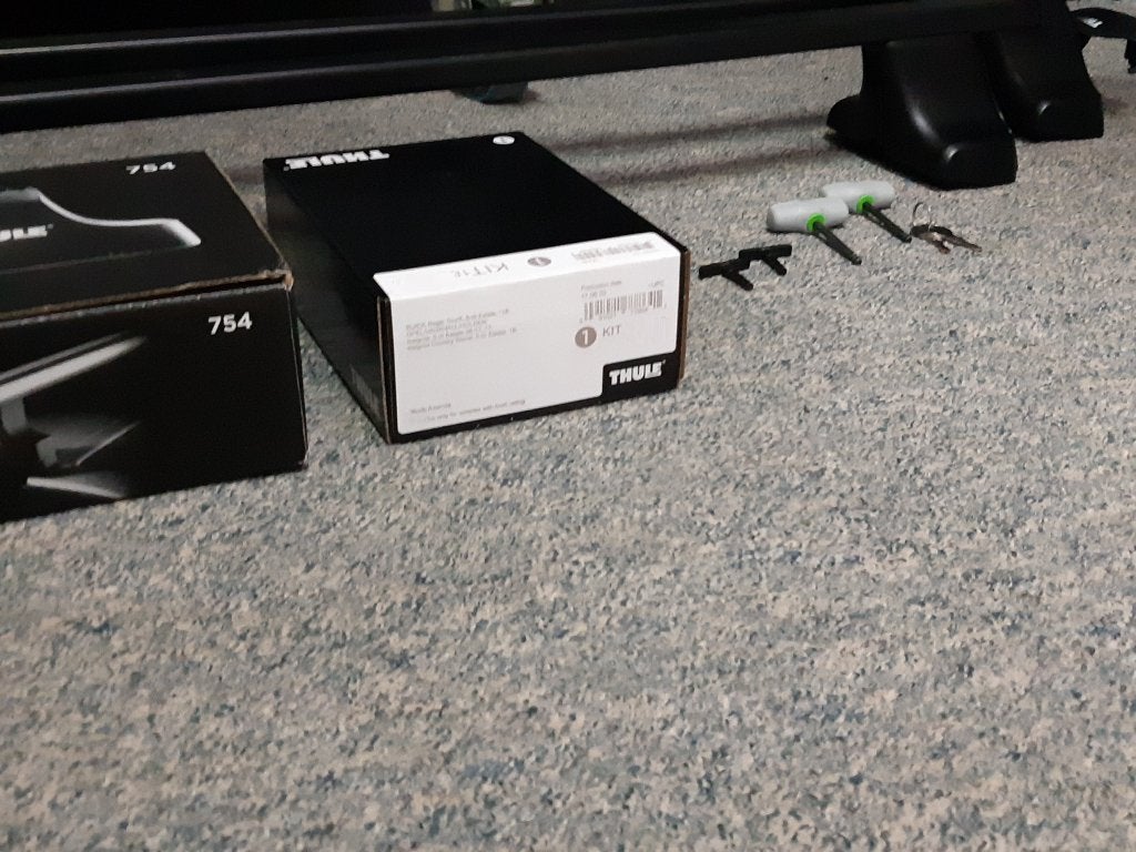 Thule dakdragers Skoda Superb 4-deurs sedan 2015-2024, Auto diversen, Dakdragers, Gebruikt, Thule Sweden AB, Ophalen of Verzenden