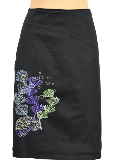 St.Martins katoenen rokje, rok, flowers, Mt. 42 / L, Overige kleuren, Verzenden, Maat 42/44 (L), Zo goed als nieuw