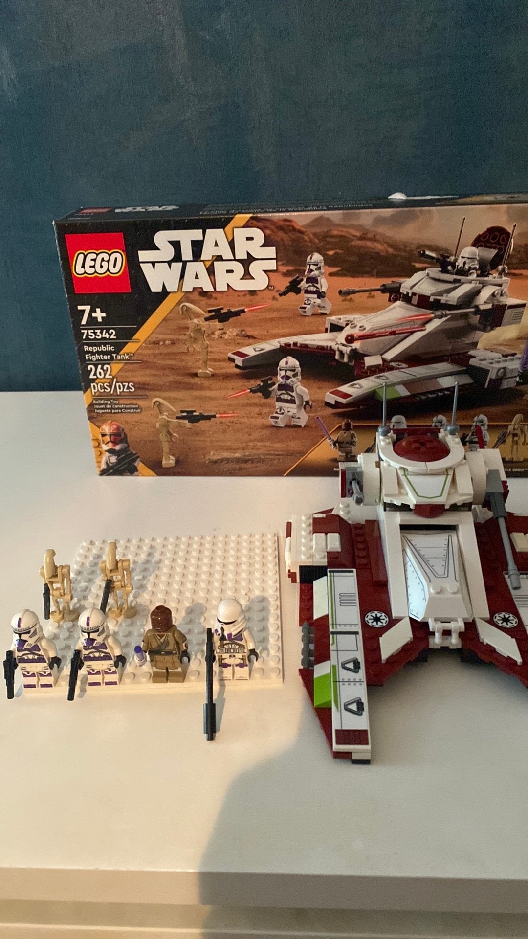Lego star wars republic fighter tank compleet, Verzenden, Zo goed als nieuw