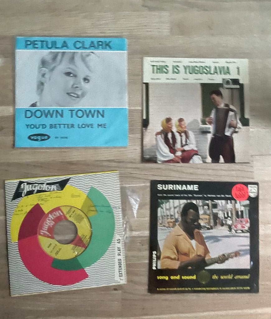 8 Vintage Singles/EP's (60s) - Petula Clark, Suriname, Ophalen of Verzenden, Gebruikt, Overige formaten