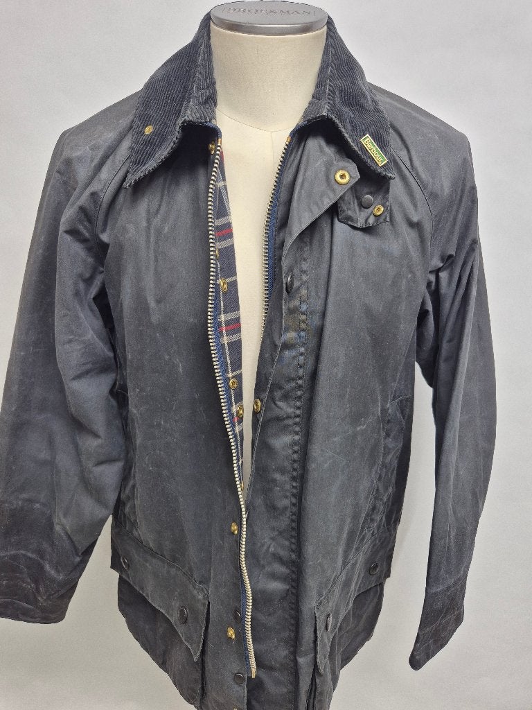 Barbour 'Beaufort' wax jas C40-102 cm Medium, Barbour, Ophalen of Verzenden, Zo goed als nieuw, Maat 48/50 (M)