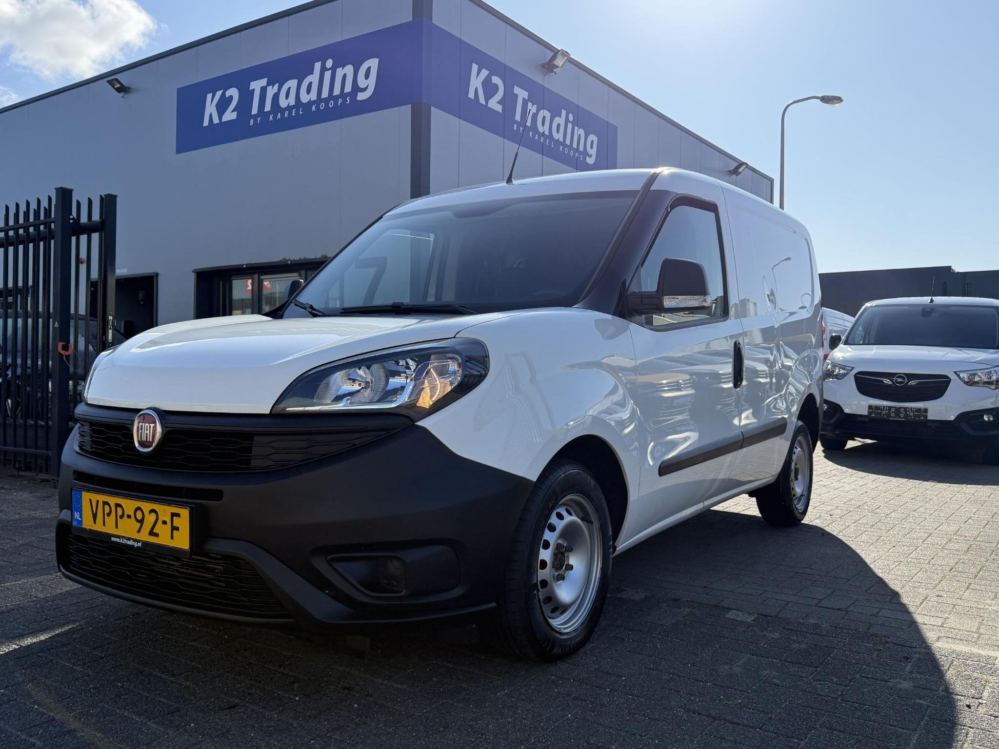 Fiat Doblò Cargo 1.6 MJ L1H1 S Basis, Auto's, Voorwielaandrijving, Stof, Euro 6, Wit