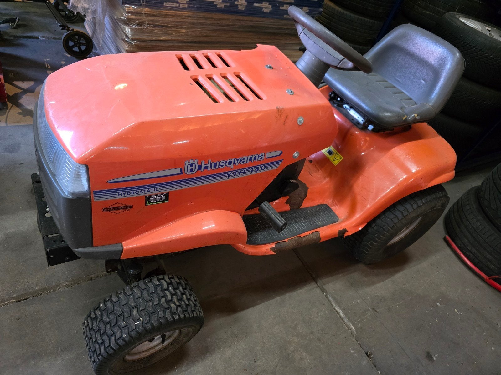 Husqvarna Zitmaaier YTH150 Onderdelen Loop Sloop Opknapper, Ophalen, Gebruikt, Husqvarna