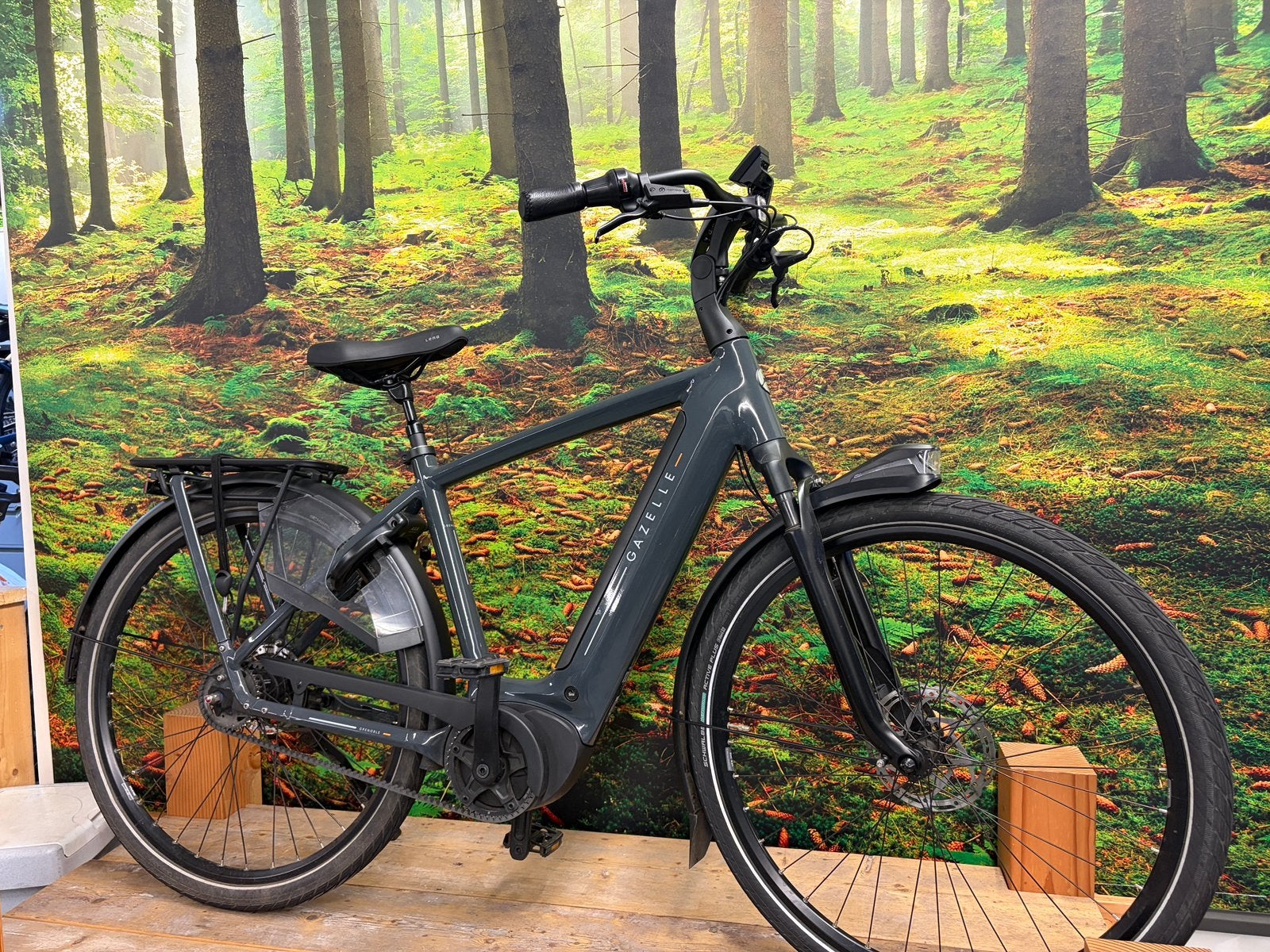 Gazelle Grenoble C5 HMB – 600 Wh accu bosch performance, Ophalen, Versnellingen, Zo goed als nieuw, Gazelle