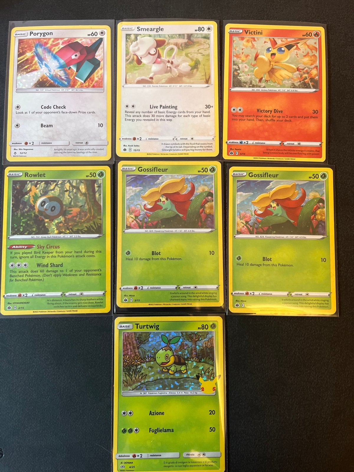Diverse Holo McDonald's Pokémon Kaarten, Ophalen of Verzenden, Zo goed als nieuw, Meerdere kaarten, Foil