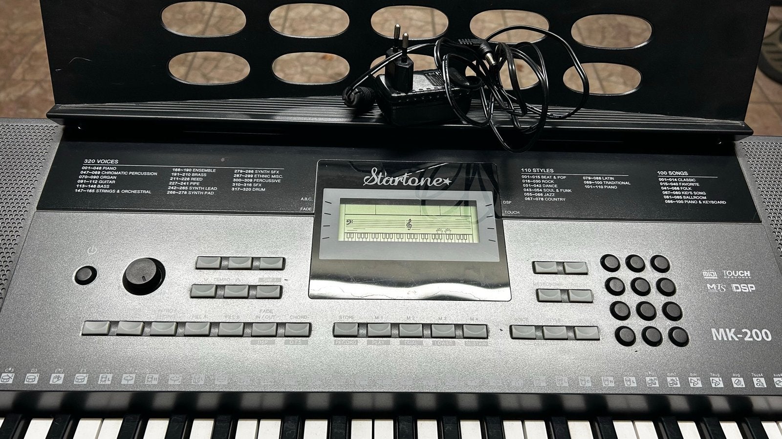 Foto 4 van Startone MK-200 Keyboard met standaard