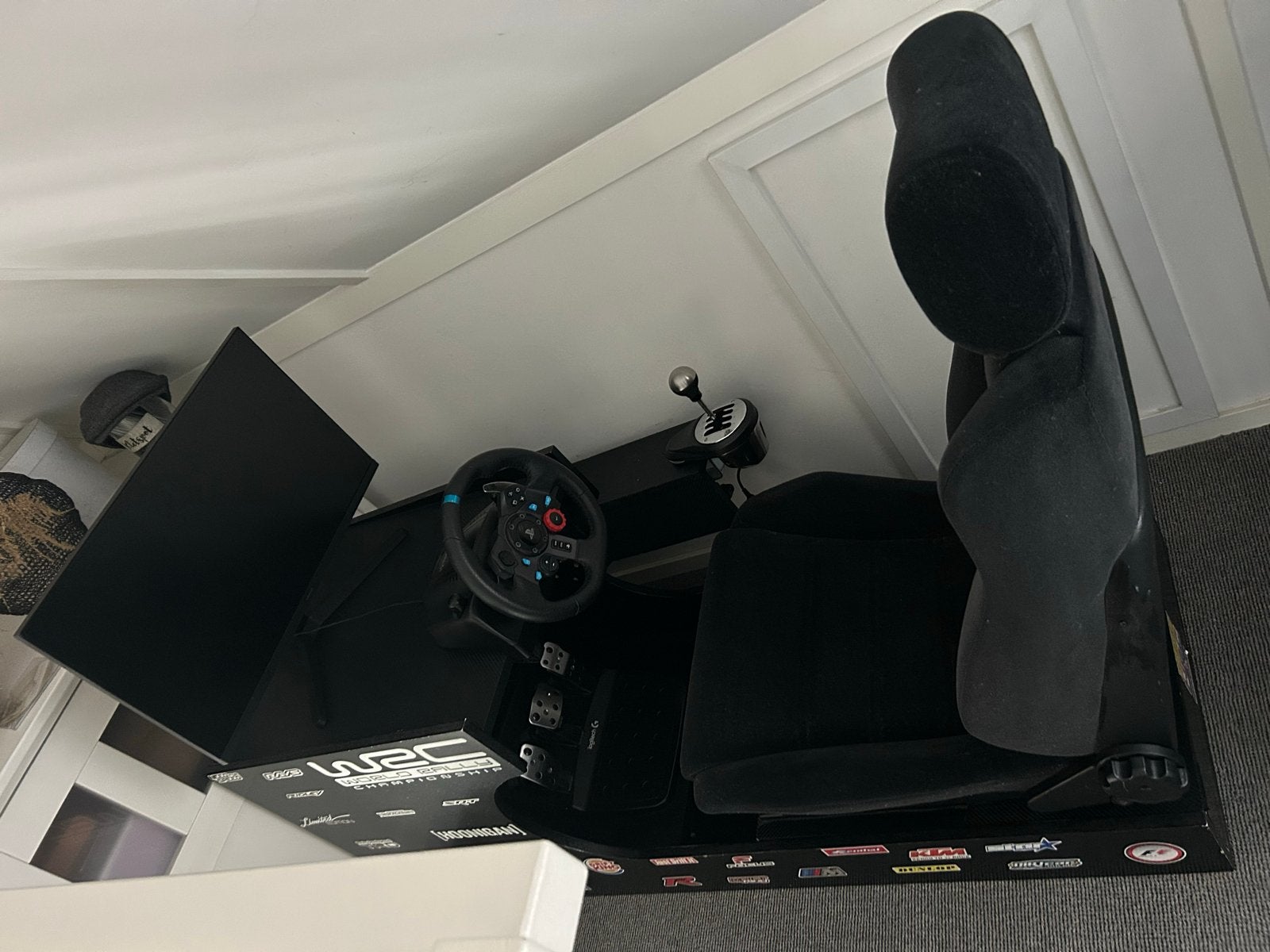 Sim Racing Setup met Kuipstoel (excl. stuur, pedalen, scherm, Spelcomputers en Games, Ophalen, Overige merken, Gebruikt