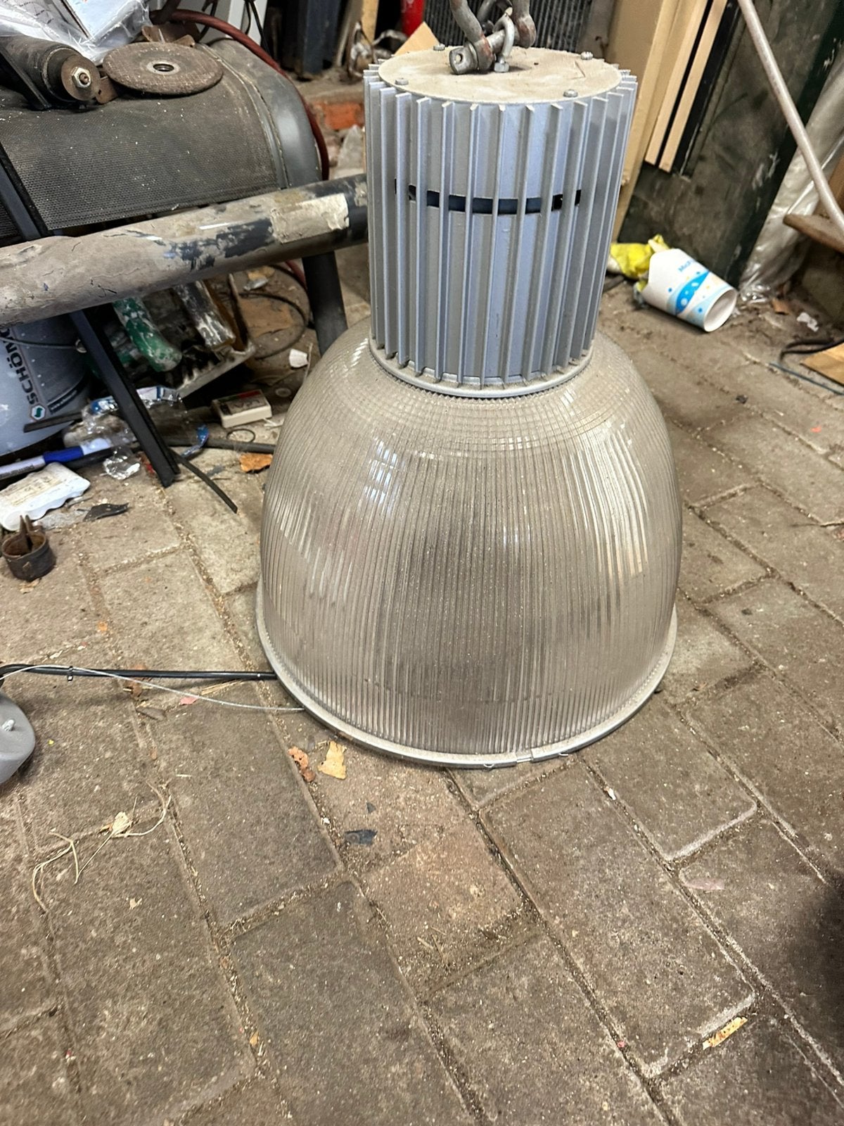 Mooie industriële lamp, Ophalen, Gebruikt, Kunststof, Overige fittingen