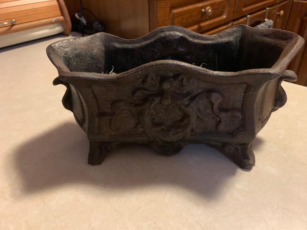 Gietijzeren bloemenbak, Ophalen of Verzenden