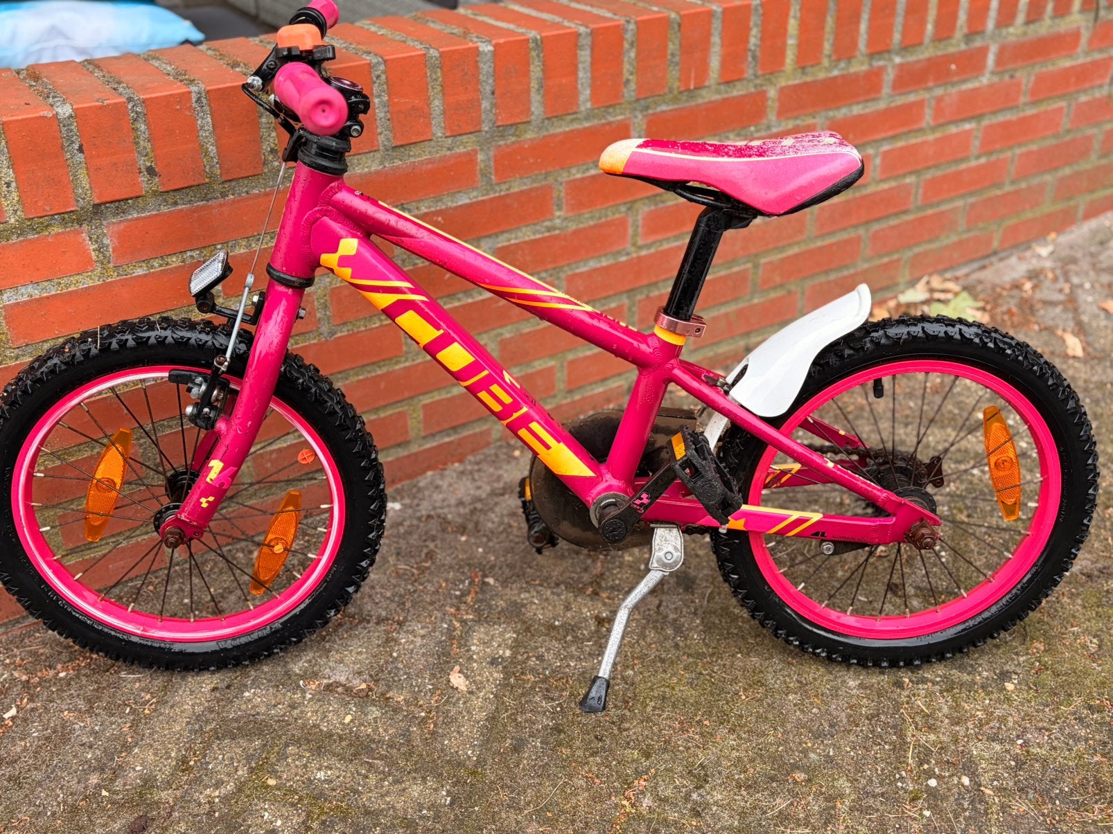Meiden fiets / MTB: Cube Kids Race 160, Ophalen, Gebruikt, Terugtraprem, 16 tot 20 inch