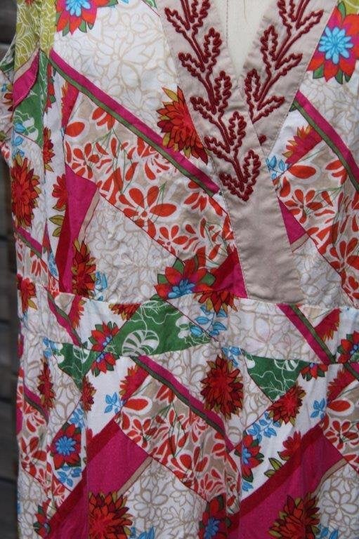 Jurk gekleurd Ulla Popken mt XL Vaste prijs, Overige kleuren, Maat 46/48 (XL) of groter, Ulla Popken, Ophalen of Verzenden