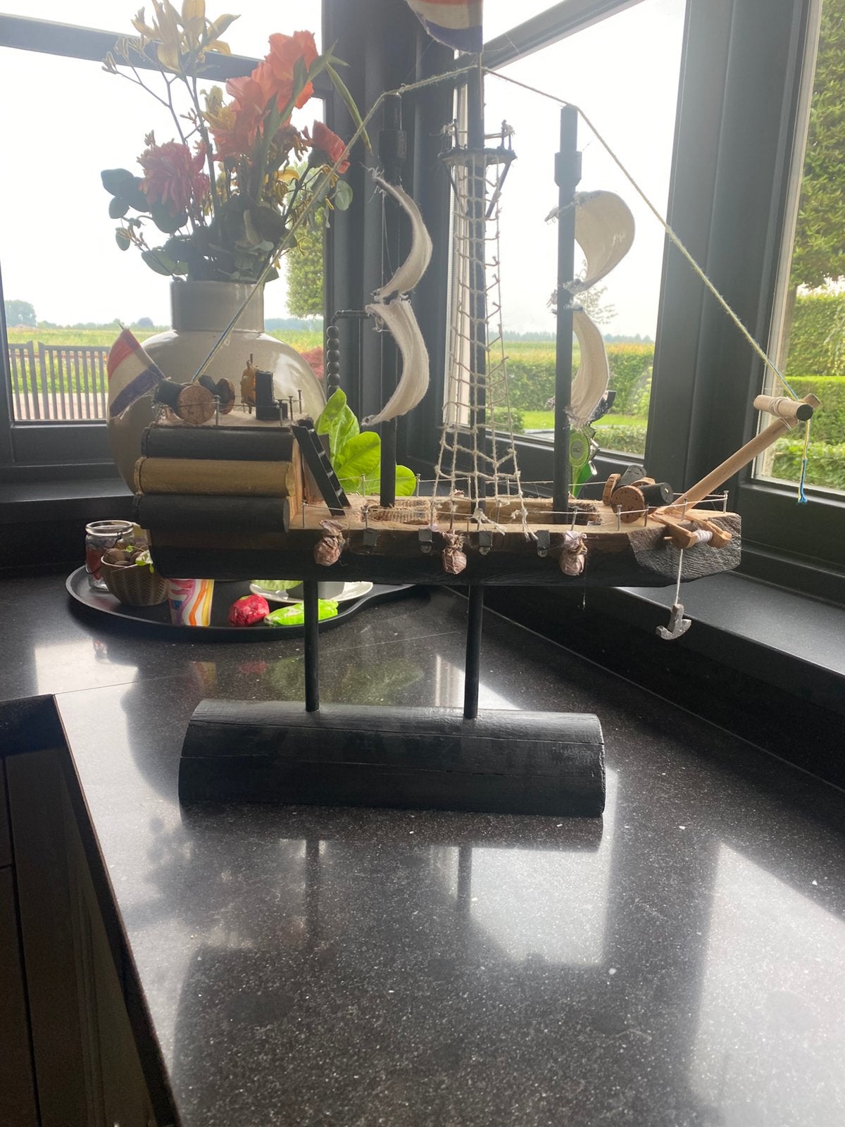 Model boot oorlogs schip! tijd Michel de Ruiter, Ophalen of Verzenden