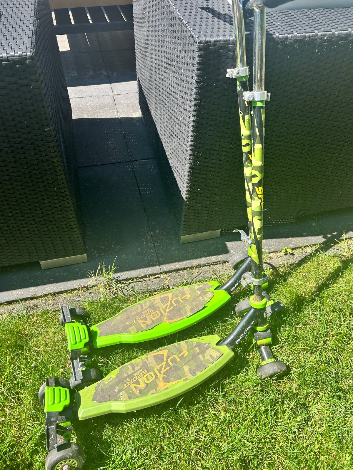 2x Fuzion Sport steps - veel gebruikerssporen, Fietsen en Brommers, Steps, Ophalen of Verzenden, Gebruikt, Gewone step