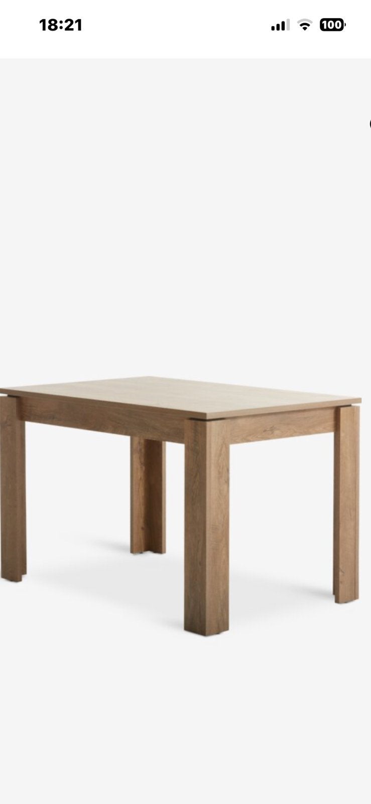 Kleine eetkamer tafel, Ophalen, Gebruikt, Rechthoekig, 50 tot 100 cm
