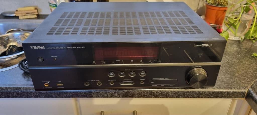 Yamaha RX-V471 AV Receiver -, Ophalen, Gebruikt, 120 watt of meer, Yamaha