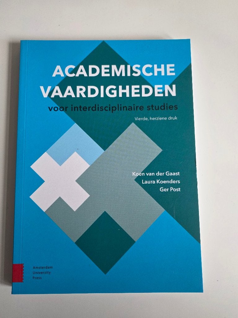 Academische vaardigheden voor interdisciplinaire  studies, Boeken, Nieuw, Ophalen of Verzenden, Overige onderwerpen, Koen van der Gaast, Laura Koenders, Ger Post