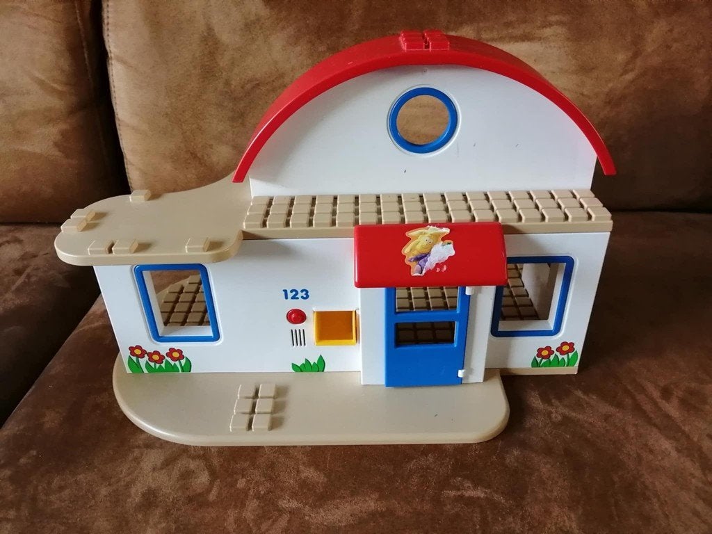 Set speelgoed huisjes, Ophalen, Zo goed als nieuw, Kunststof
