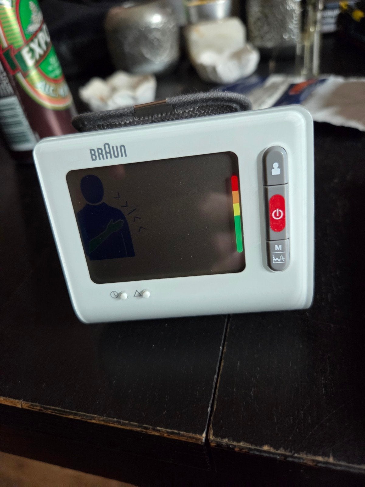 Braun bloeddrukmeter voor pols, zo goed als nieuw, Ophalen of Verzenden, Zo goed als nieuw, Overige typen