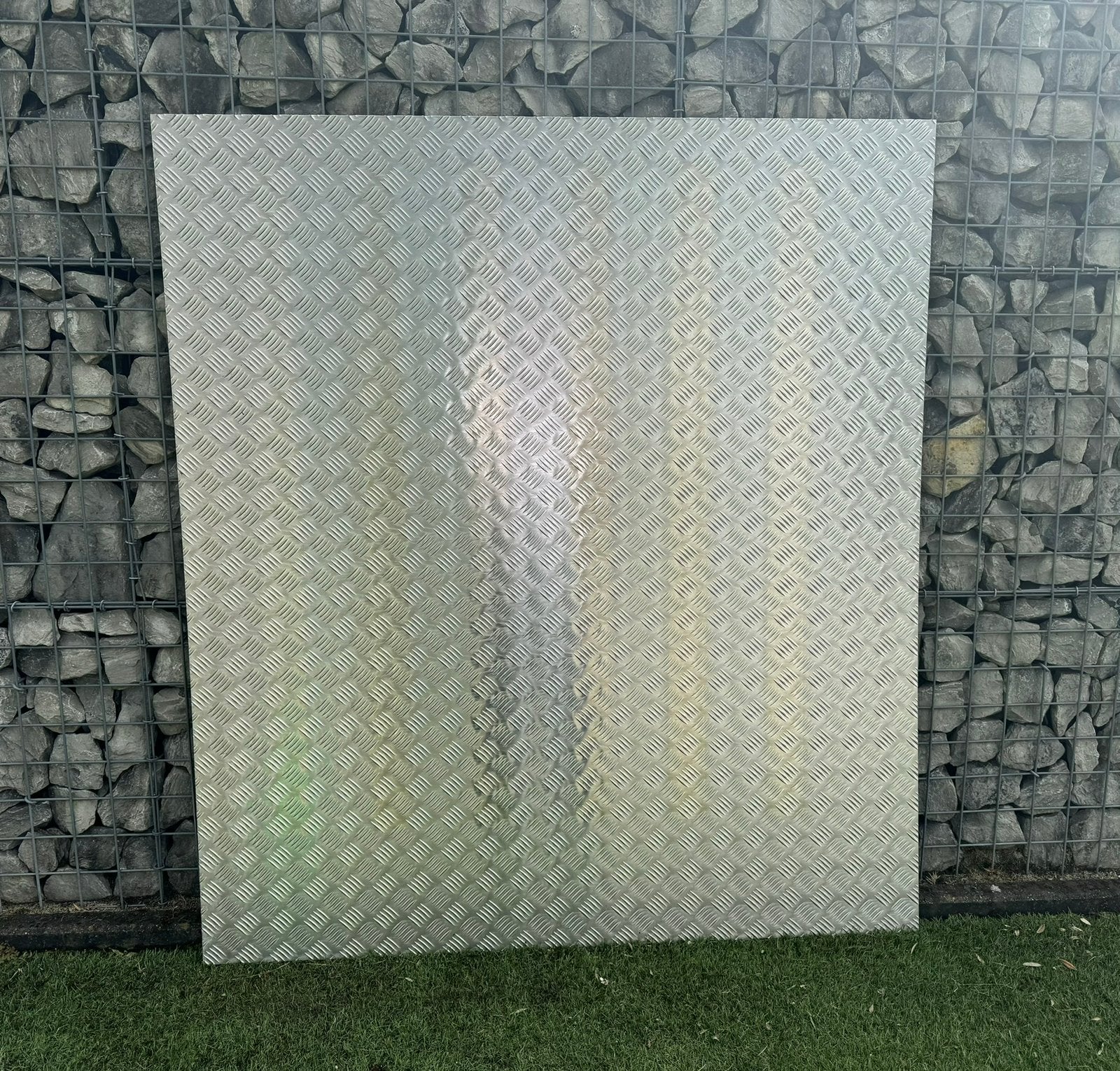 20 m² nieuwe aluminium traanplaat (10x 1,5m x 1,3m 2/3,5mm), Ophalen