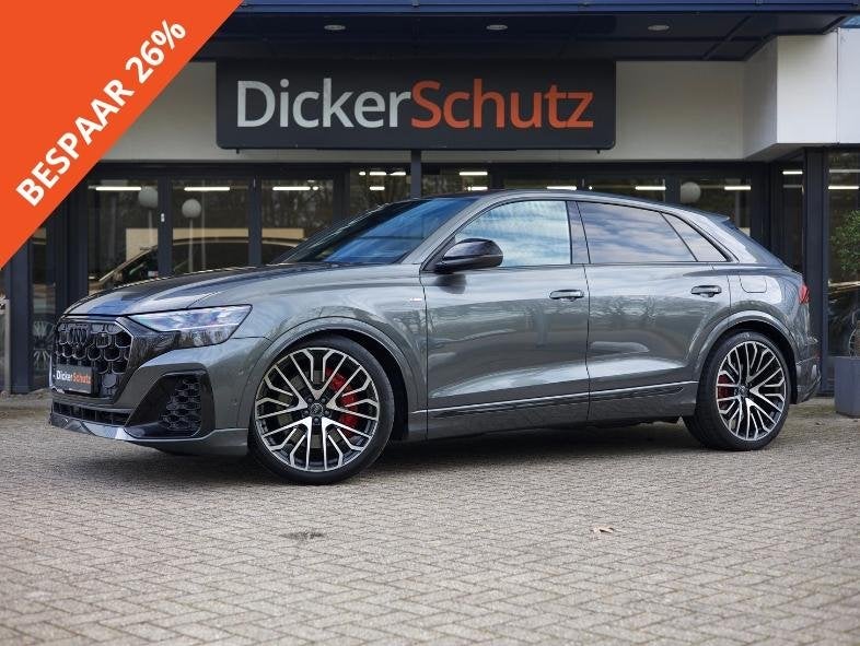 Audi Q8 60 TFSIe Competition Vierwielb. | Pano | Trekhaak |, Auto's, Audi, Automaat, 2995 cc, 26 kWh, 489 pk
