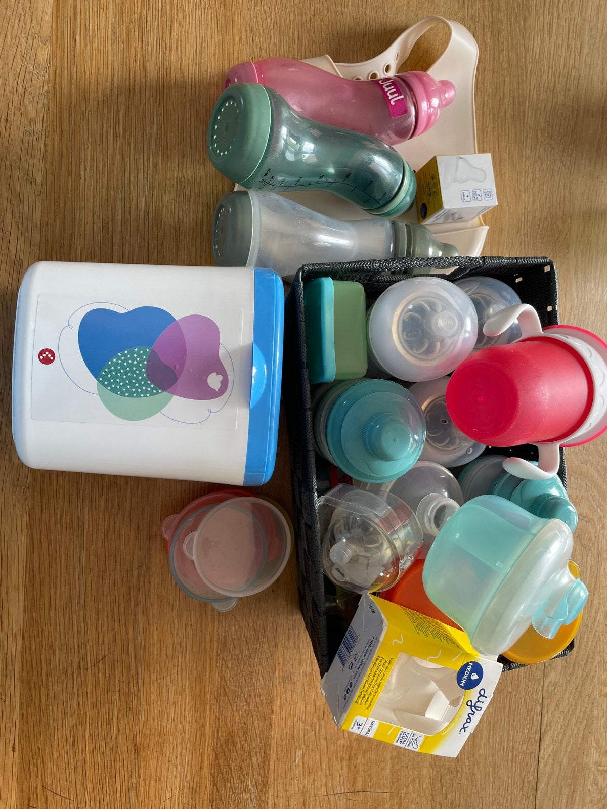 Set baby voedings-spulletjes, Ophalen of Verzenden, Gebruikt