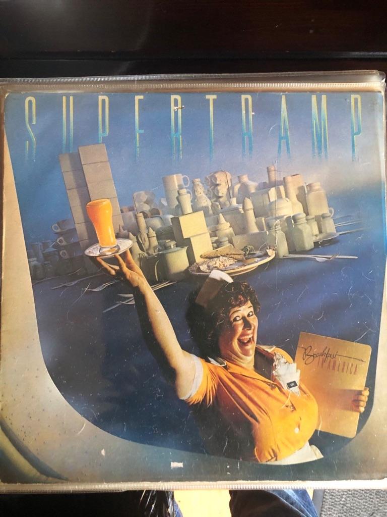 Supertramp lp  breakfast in America origineel, Cd's en Dvd's, Vinyl | Rock, Gebruikt, Inclusief binnenhoes, Ophalen of Verzenden