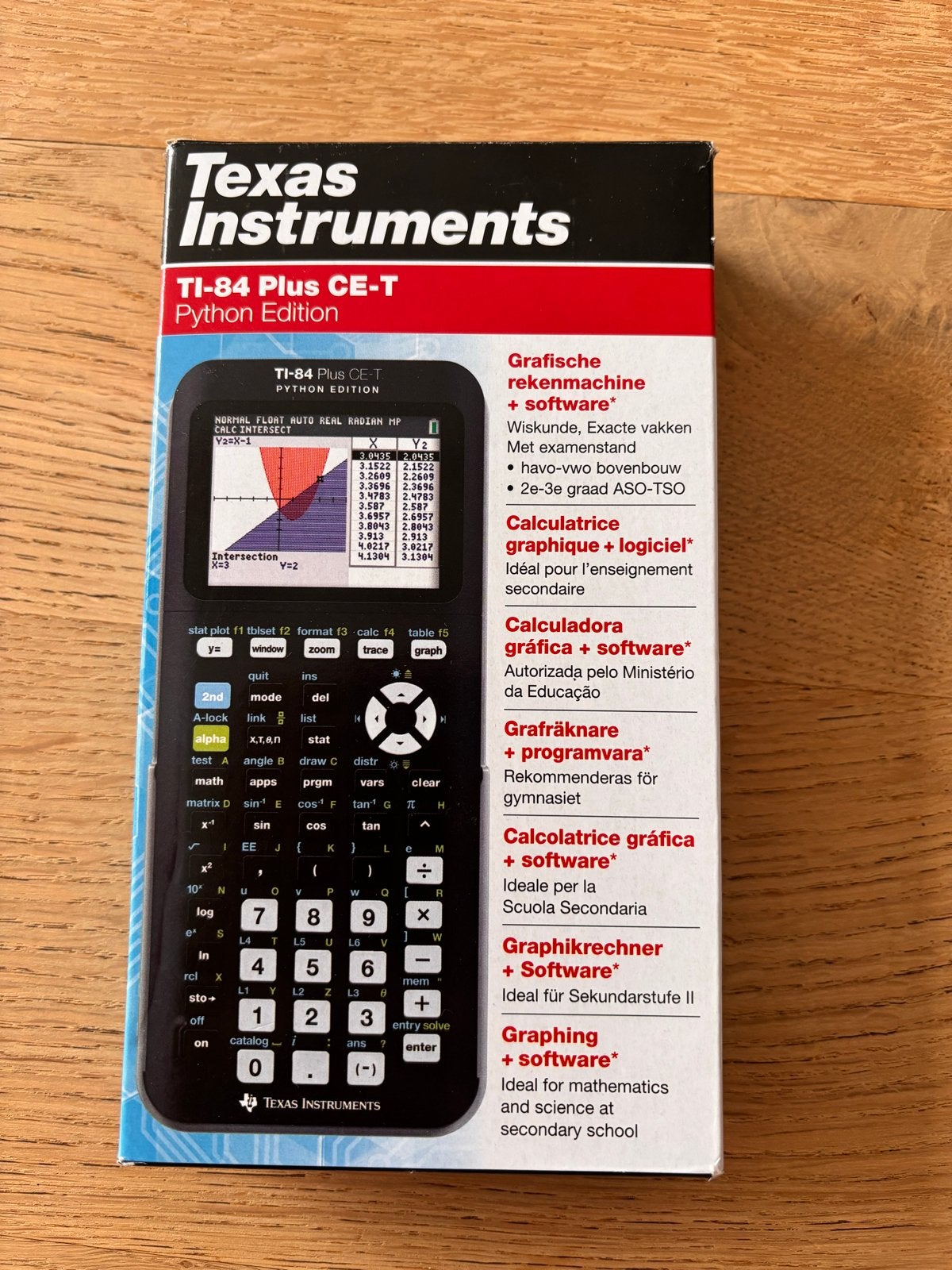 Grafische rekenmachine Texas Instruments TI-84 Plus CE-T, Ophalen of Verzenden, Grafische rekenmachine, Zo goed als nieuw