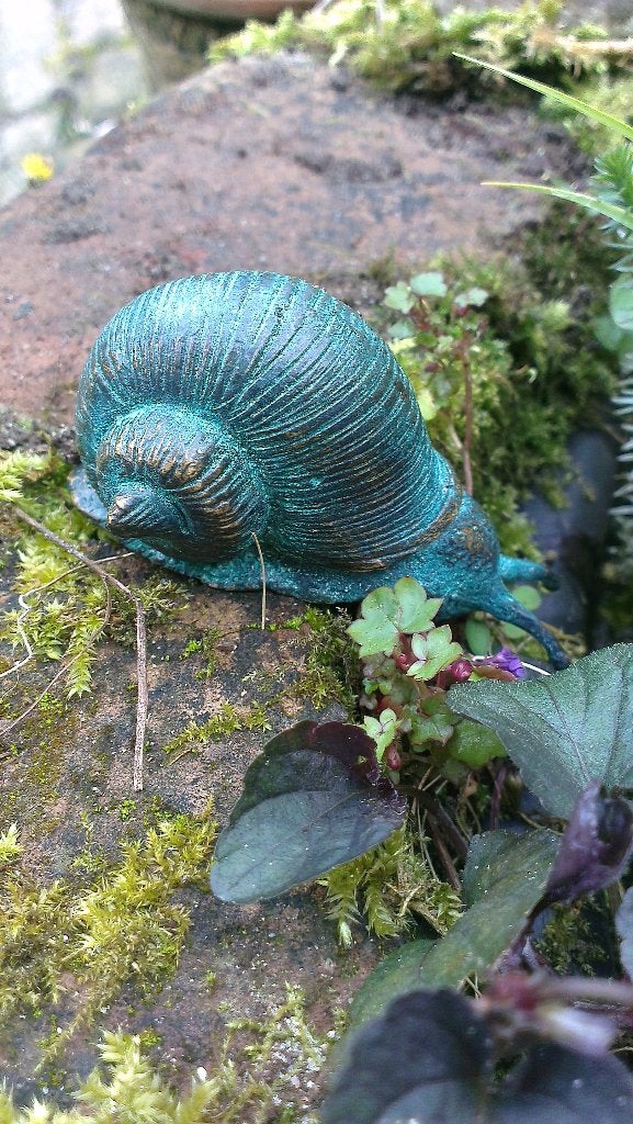 SLAK / BRONZEN BEELD / €19,95, Tuin en Terras, Tuinbeelden, Nieuw, Info@huisentuindecoratiemarie.nl, Huis en tuin decoratie marie