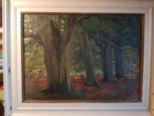 Uniek schilderij Fonger Frans de Haas (1876-1961) Scheen., Antiek en Kunst, Ophalen