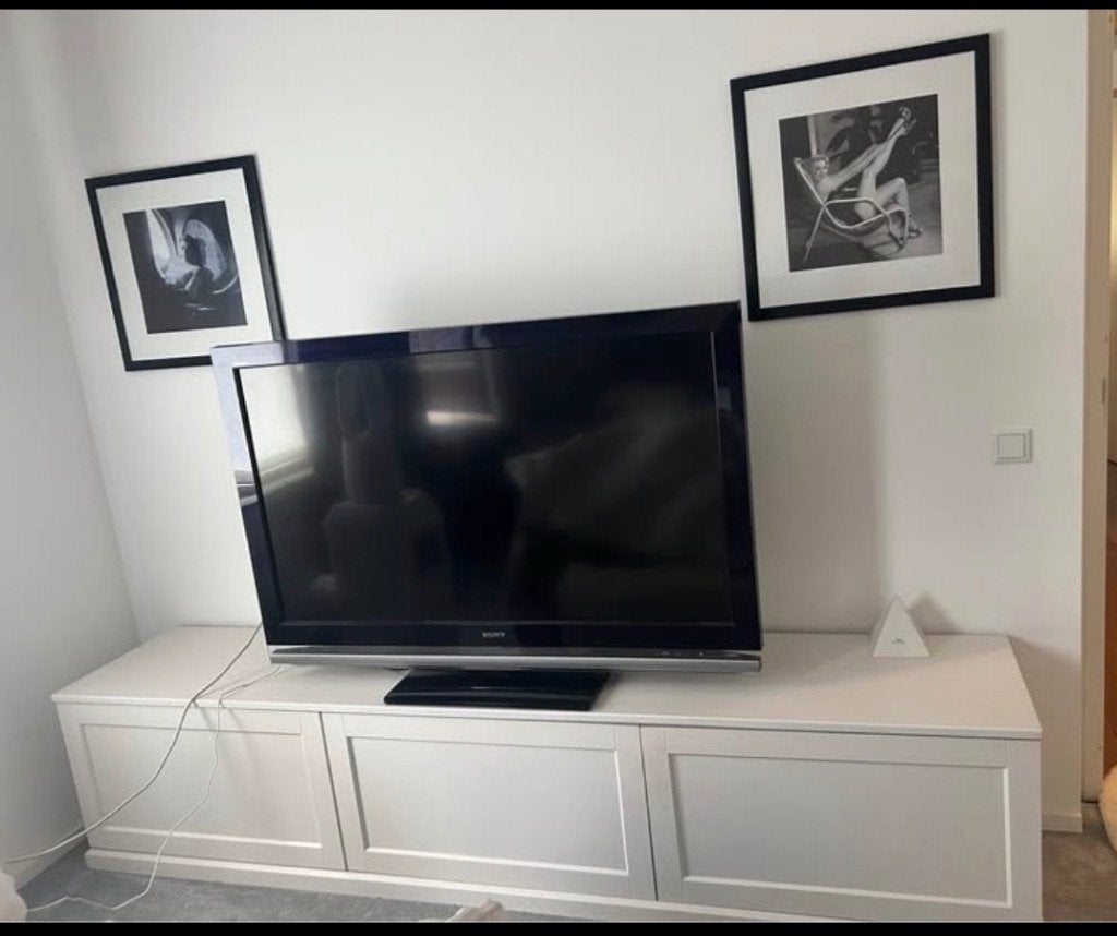 tv dressoir, Ophalen, Met deur(en), Landelijk modern, Zo goed als nieuw