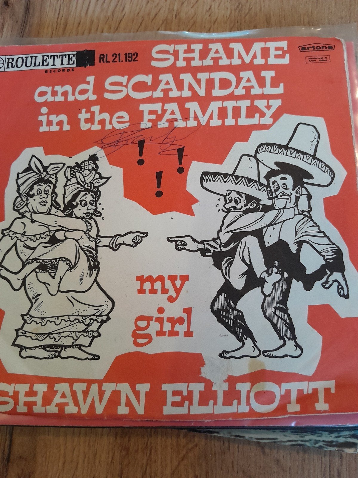 shawn elliott 7inch shame and scandal in the family, Ophalen of Verzenden, Zo goed als nieuw, Pop