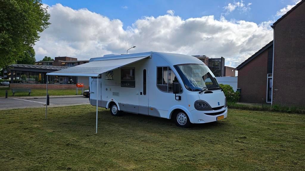 Mooie Knaus Sun Liner | Nieuwe APK! | motor- en dakairco!, Caravans en Kamperen, Campers, Particulier, tot en met 4, Integraal