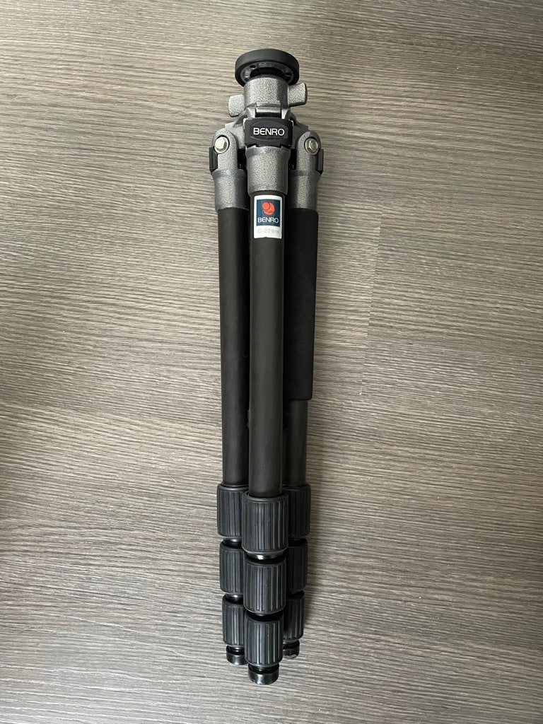 Benro carbon statief, C 228N6, Audio, Tv en Foto, Benro, Zo goed als nieuw, 150 tot 175 cm, Flexibele poten