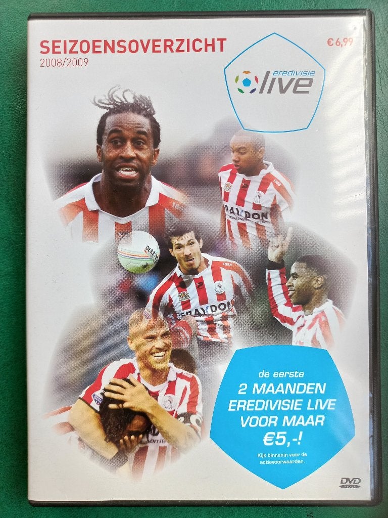 Seizoensoverzicht 2008/2009 Sparta, Cd's en Dvd's, Voetbal, Zo goed als nieuw, Alle leeftijden, Compilatie