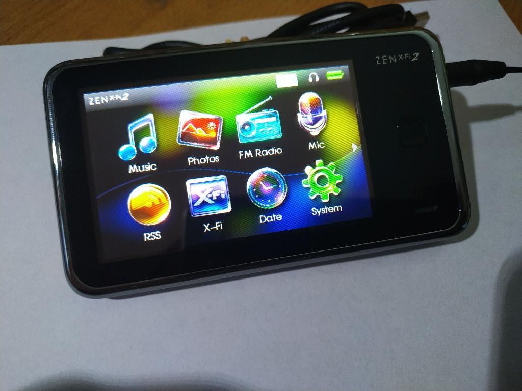 Creative Zen X-Fi 2 Touch 8 GB, Philips, Gebruikt, Met radio, Ophalen of Verzenden